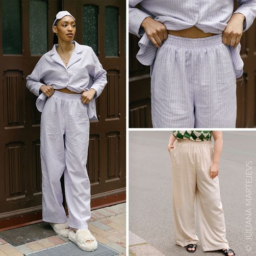 Palazzo Hose - The Lana Pants - Schnittmuster eBook