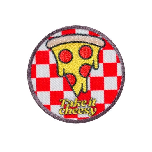 Ecusson thermocollant Take it cheesy