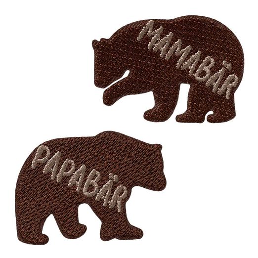 Patch Mama und Papa Bär Patch Mama und Papa Bär