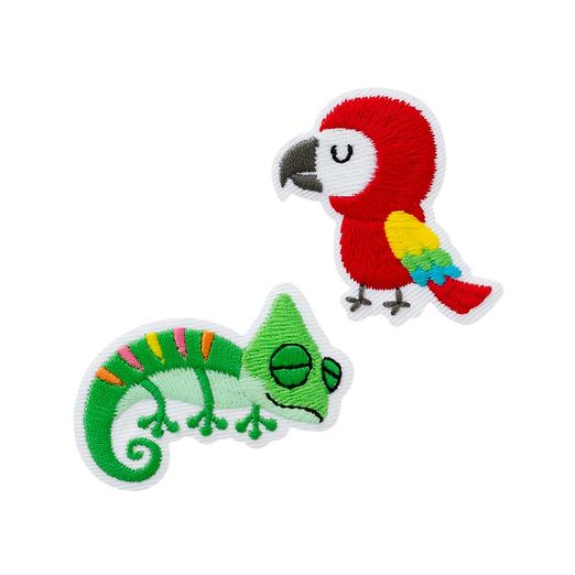 Patch Set Recyceld Dschungeltiere Patch Set Recyceld Dschungeltiere