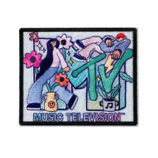 Ecusson thermocollant MTV© Hippie