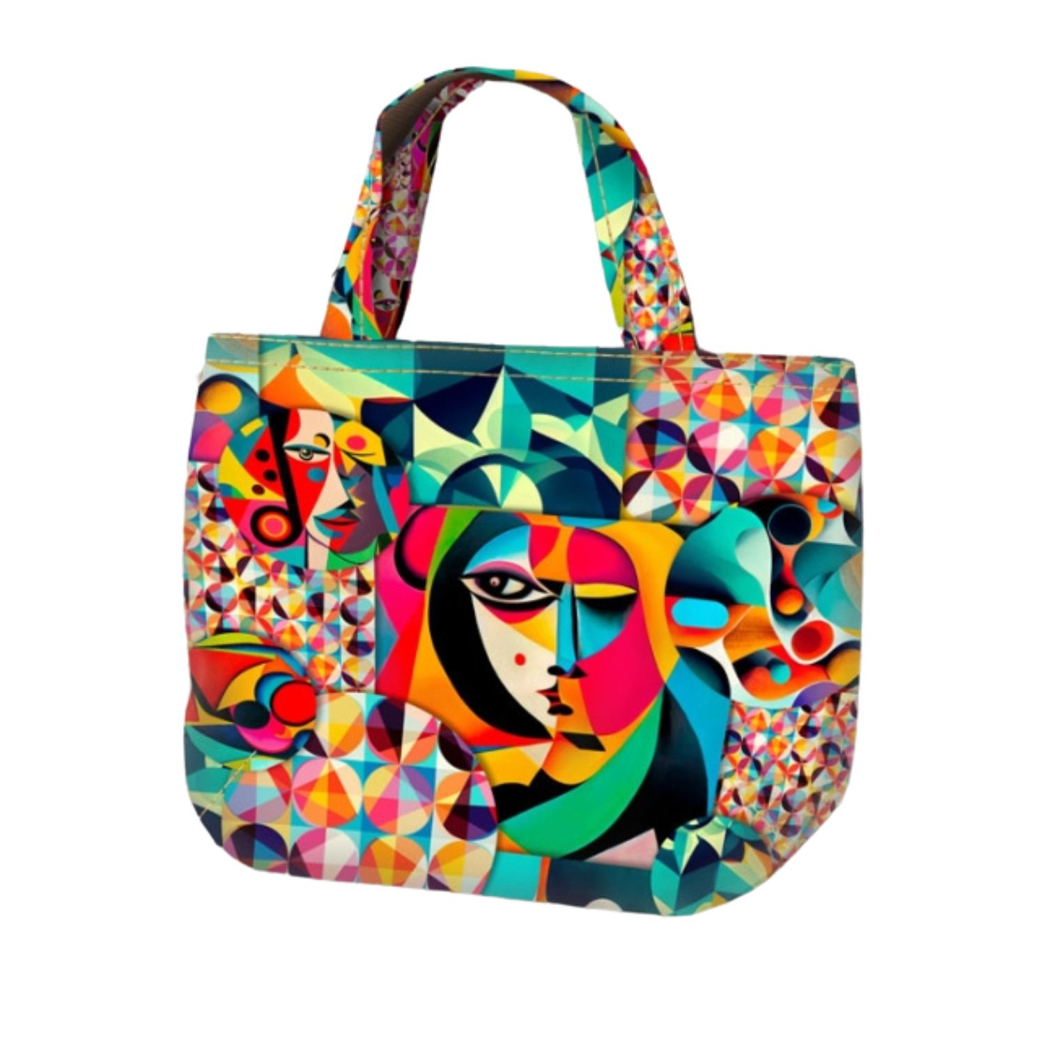 Canvas Panel - Digitaldruck Shopper Bag Multicolor-1 Canvas Panel - Digitaldruck Shopper Bag Multicolor-1