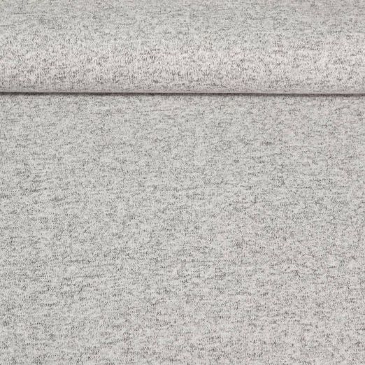 Jersey tricoté Sanetta - Maille fine Mélange Gris