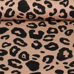 Sweat bio jacquard - Hamburger Liebe Stepper Léopard Marron