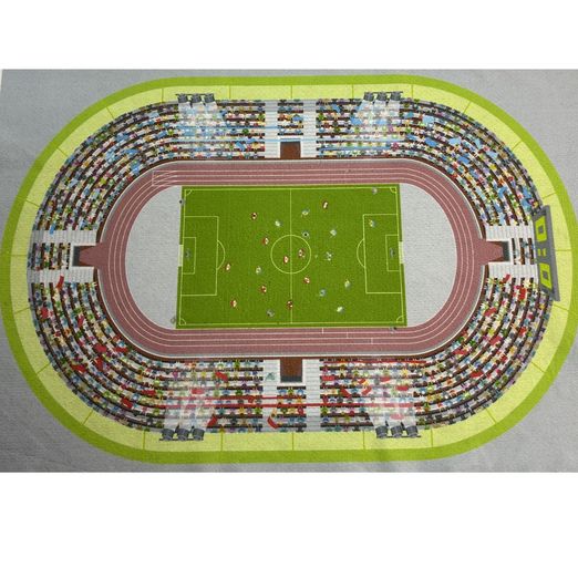 Filz - Spielteppich Fußballstadion