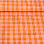 Coton - Carreaux teintés dans la masse Orange