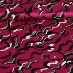 Satin de coton - Mélange de motifs Violet