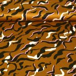 Satin de coton - Mélange de motifs Ocre