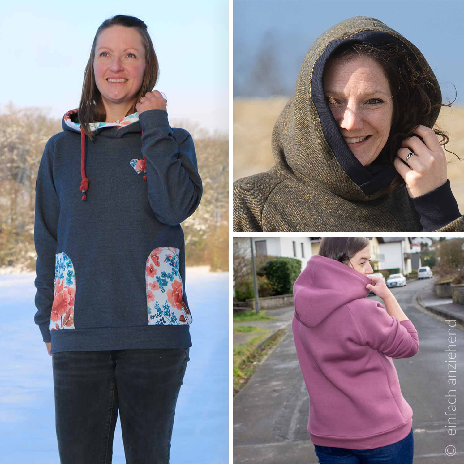 Hoodie - Vor allem bequem - Schnittmuster eBook-0 Hoodie - Vor allem bequem - Schnittmuster eBook-0