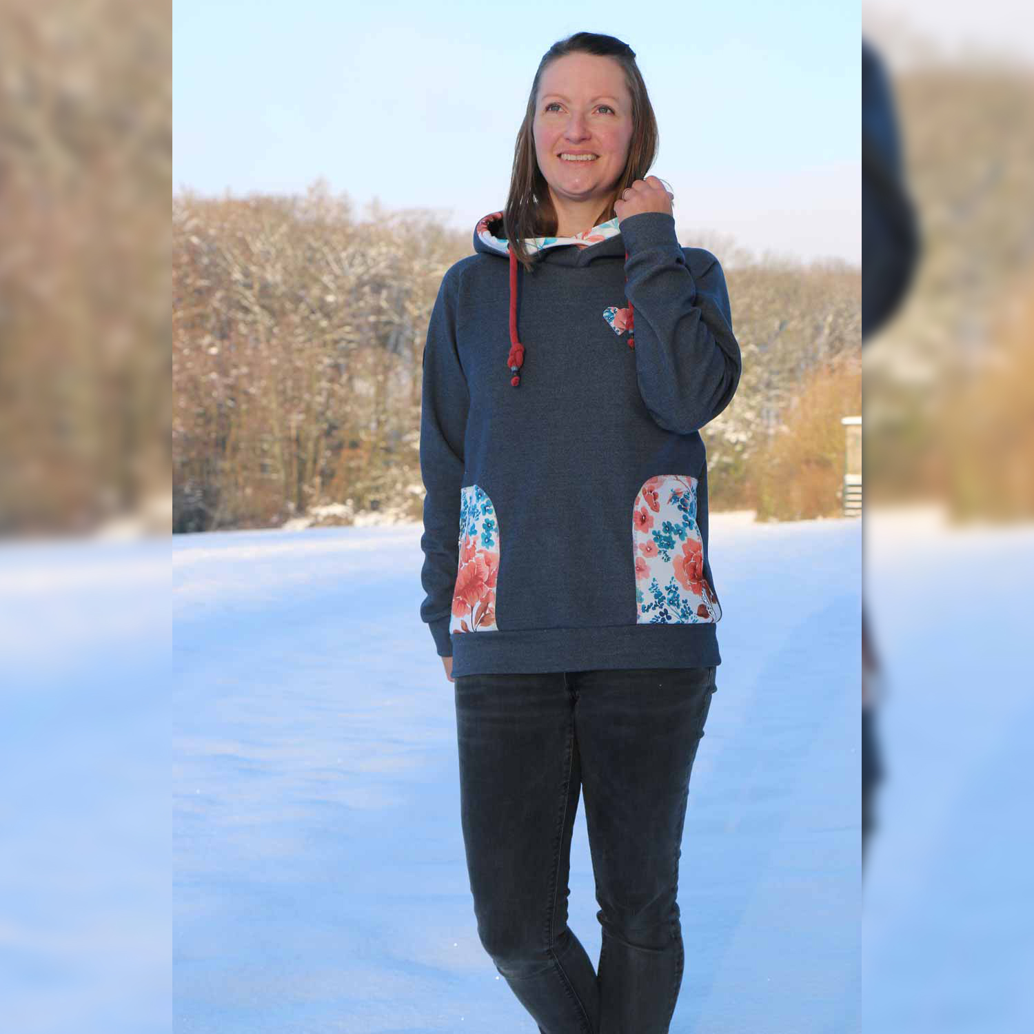 Hoodie - Vor allem bequem - Schnittmuster eBook-5 Hoodie - Vor allem bequem - Schnittmuster eBook-5
