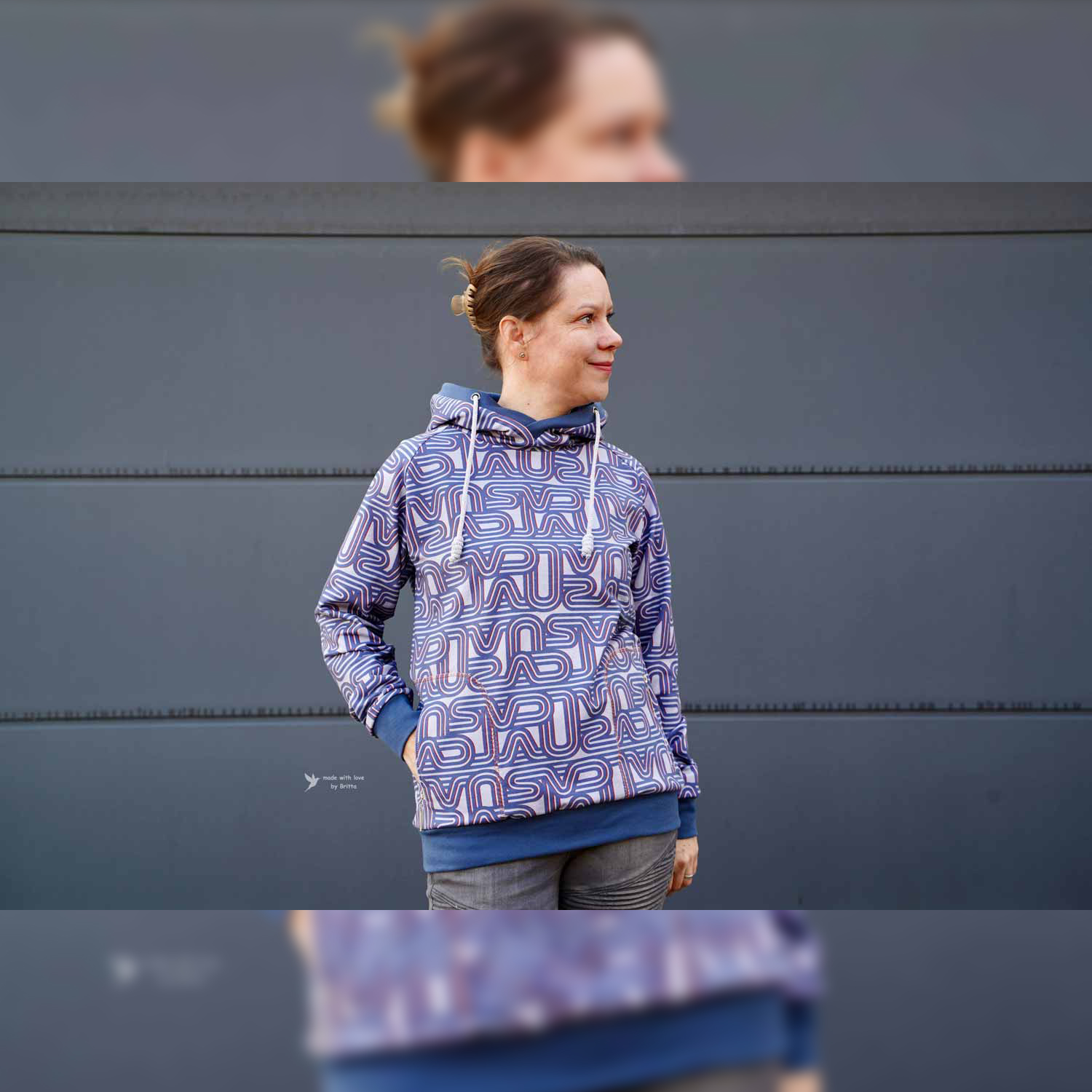 Hoodie - Vor allem bequem - Schnittmuster eBook-7 Hoodie - Vor allem bequem - Schnittmuster eBook-7