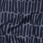 Baumwoll-Popeline - Stäbe Kombistoff Navy Baumwoll-Popeline - Stäbe Kombistoff Navy
