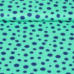 Popeline de coton - Pois géométriques Vert