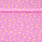 Popeline de coton - Pois géométriques Violet