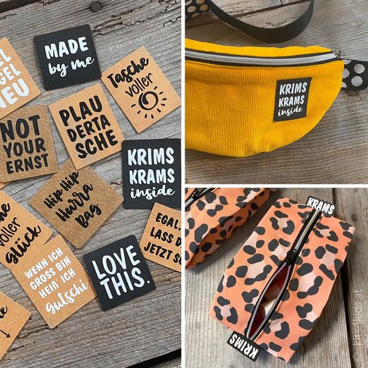 Plotterdatei - Bag Love Labels - Schnittmuster eBook