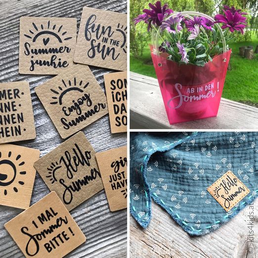Plotterdatei - Labels for Summer - Schnittmuster eBook