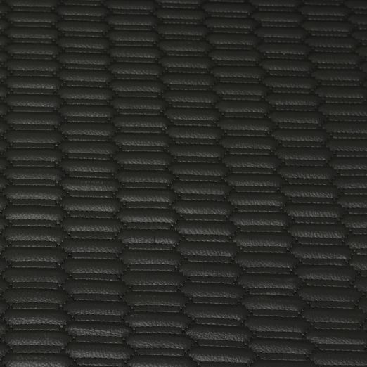 Simili synthétique - Hexagone Noir Simili synthétique - Hexagone Noir