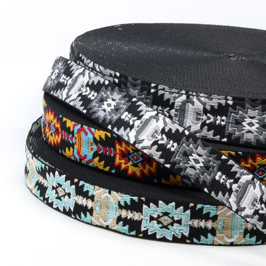 Sangle 38mm "Inka" - au mètre Sangle 38mm "Inka" - au mètre