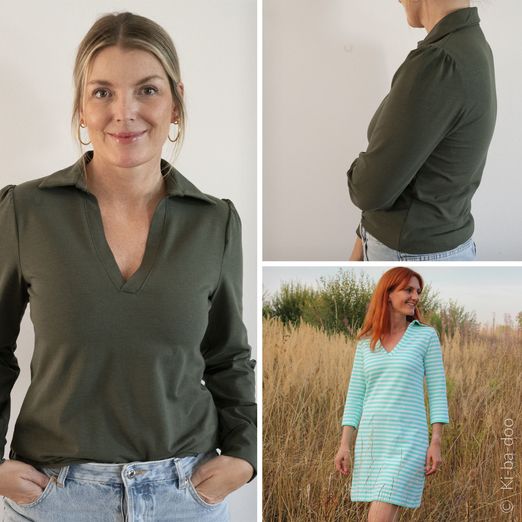 Polo-Shirt / Kleid - Emma Damen - Schnittmuster eBook
