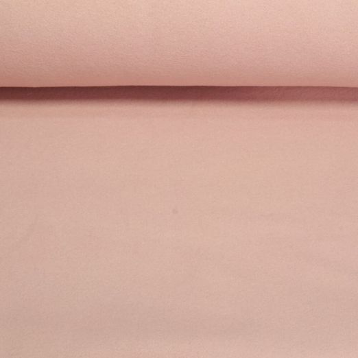 Bio-Baumwollfleece Heiko - Doubleface Uni Rosa
