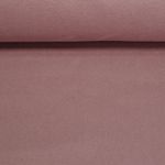Bio-Baumwollfleece Heiko - Doubleface Uni Beere
