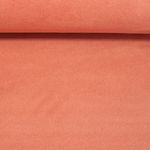 Bio-Baumwollfleece Heiko - Doubleface Uni Terracotta