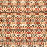 Popeline de coton - Motifs africains Animaux Marron Multicolore