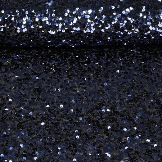 Pailletten - Stretch Blau