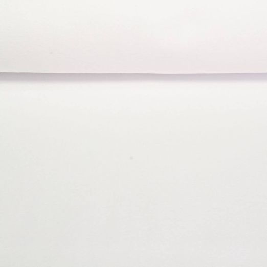 Polaire coton bio Heiko - Double face Uni Blanc