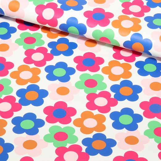 Kunstleder Snaply x Josie - Flower - Meterware