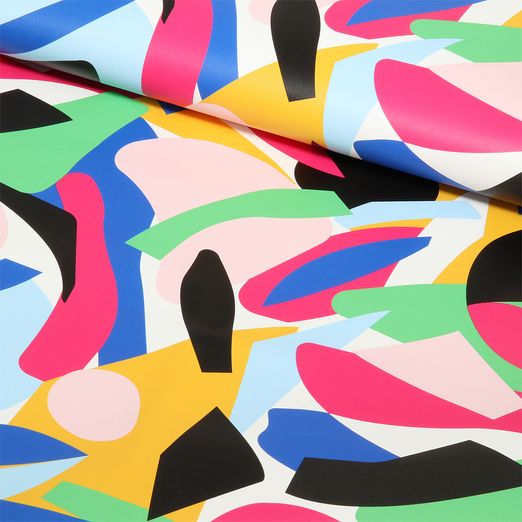 Kunstleder Snaply x Josie - Colour Camouflage - Meterware
