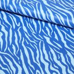 Kunstleder Snaply x Josie - Zebra Blue - Meterware
