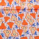 Bio Canvas - Hamburger Liebe Digitaldruck Picknick Pears Orange
