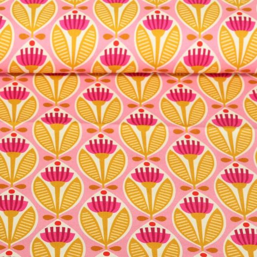 Bio Canvas - Hamburger Liebe Digitaldruck Picknick Buds Rosa