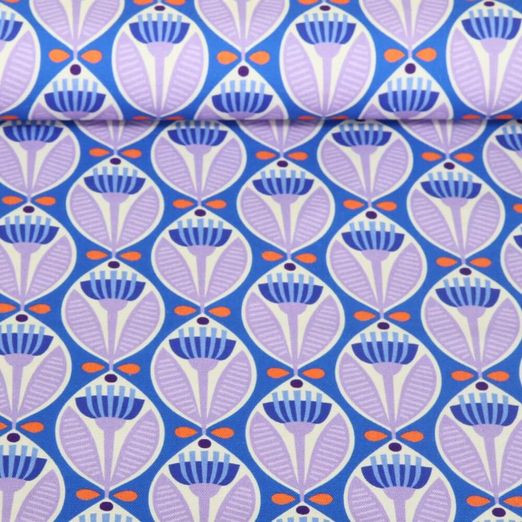Toile canevas bio - Hamburger Liebe Impression digitale Picknick Buds Bleu