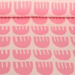Jersey jacquard bio - Hamburger Liebe Picknick Tulips Rose