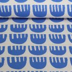 Jersey jacquard bio - Hamburger Liebe Picknick Tulips Bleu