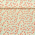 Jersey bio - Hamburger Liebe Impression digitale Picknick Cherries Ecru
