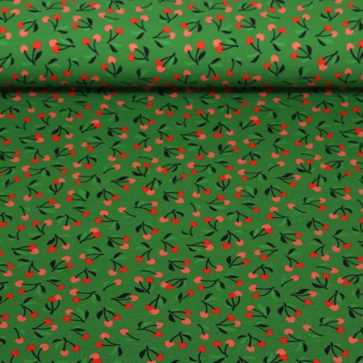 Jersey bio - Hamburger Liebe Impression digitale Picknick Cherries Vert