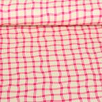 Jersey bio - Hamburger Liebe Impression digitale Picknick Check Rose vif