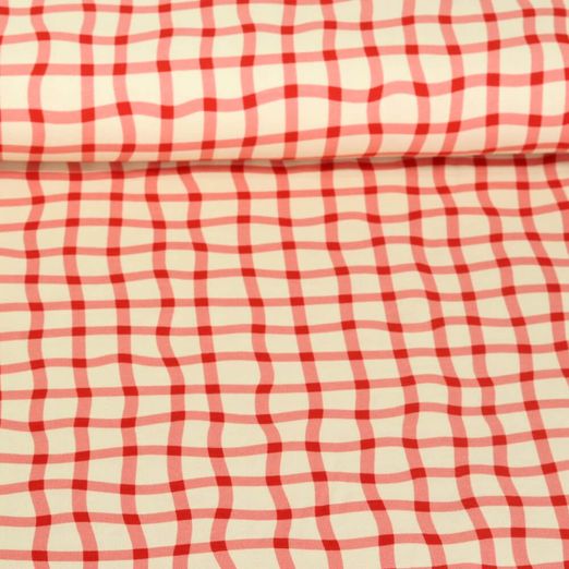 Jersey bio - Hamburger Liebe Impression digitale Picknick Check Rouge
