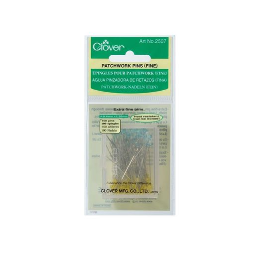 CLOVER - Patchwork Nadeln fein 36 x 0,4mm - 100 Stück CLOVER - Patchwork Nadeln fein 36 x 0,4mm - 100 Stück