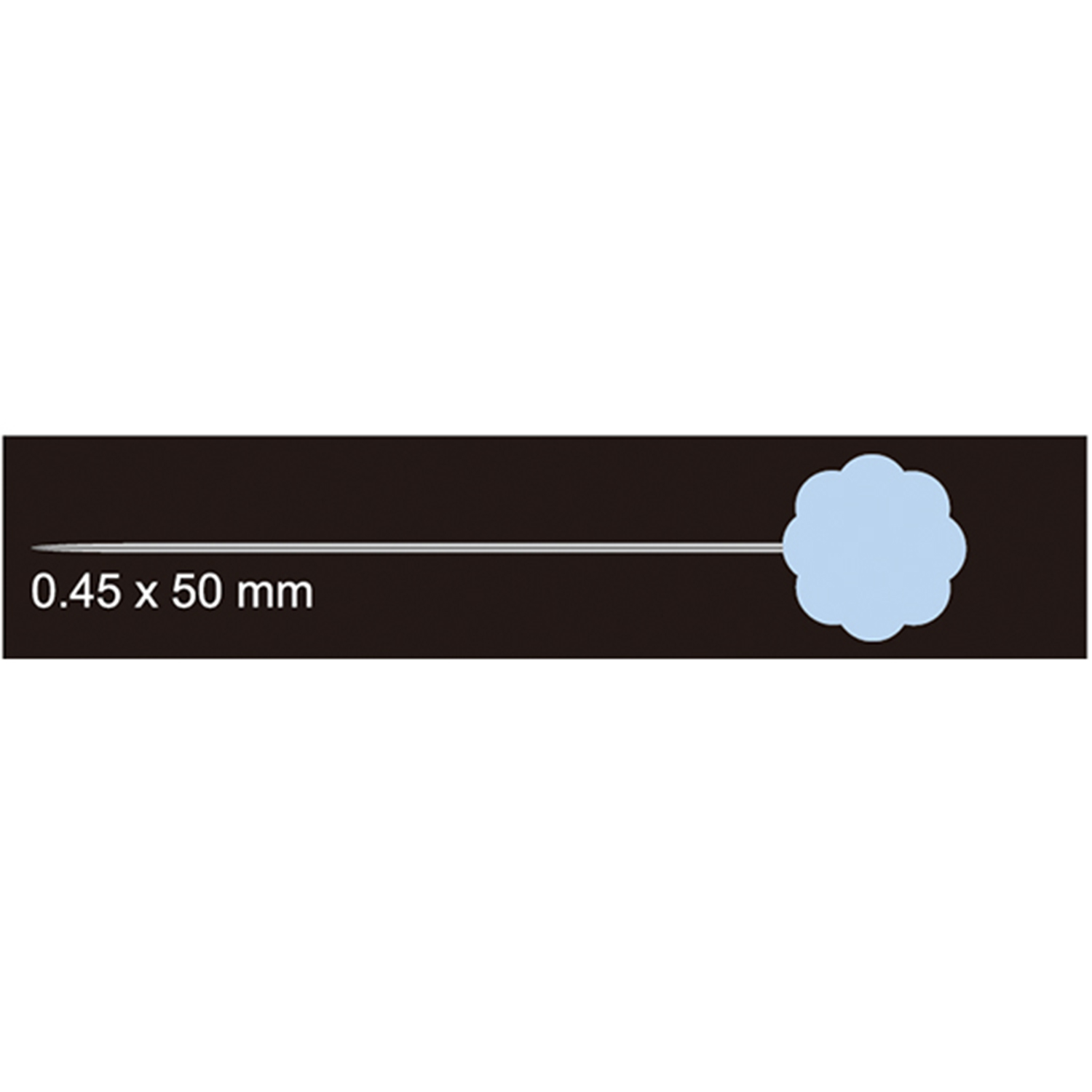 CLOVER - Blumenkopf Stecknadeln fein - 50 x 0,55mm - 20 Stück-1 CLOVER - Blumenkopf Stecknadeln fein - 50 x 0,55mm - 20 Stück-1