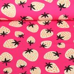 Bio Sommersweat - Hamburger Liebe Digitaldruck Picknick Strawberries Pink