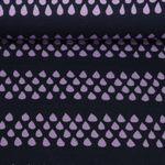 Camisola Jacquard Orgânica - Picnic Drops Navy Lilac