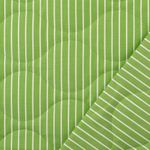 Tela acolchada para chaquetas - rayas acolchado de verano doble faz verde Tela acolchada para chaquetas - rayas acolchado de verano doble faz verde