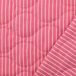 Vadderat jacktyg - ränder sommarquilt doubleface rosa Vadderat jacktyg - ränder sommarquilt doubleface rosa