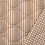 Gewatteerde Jasstof - Strepen Zomerquilt Doubleface Zand Gewatteerde Jasstof - Strepen Zomerquilt Doubleface Zand