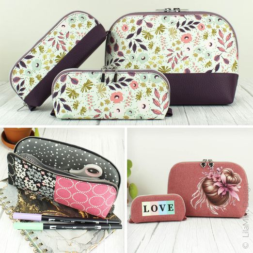 Pouch-Täschchen - BRONX - Schnittmuster eBook
