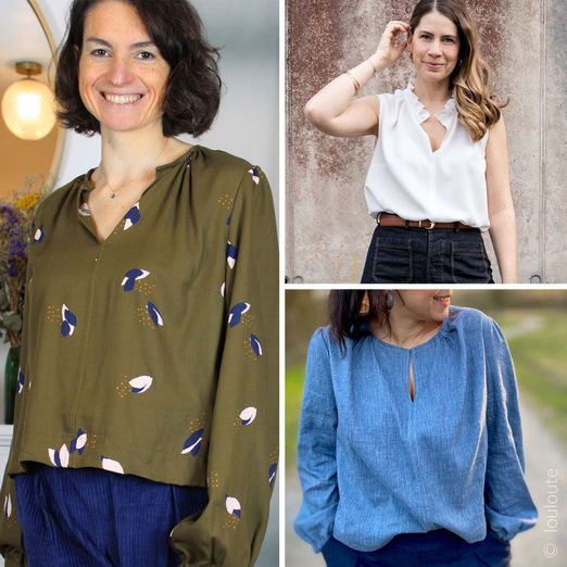 Bluse - FLAIR - Schnittmuster eBook 